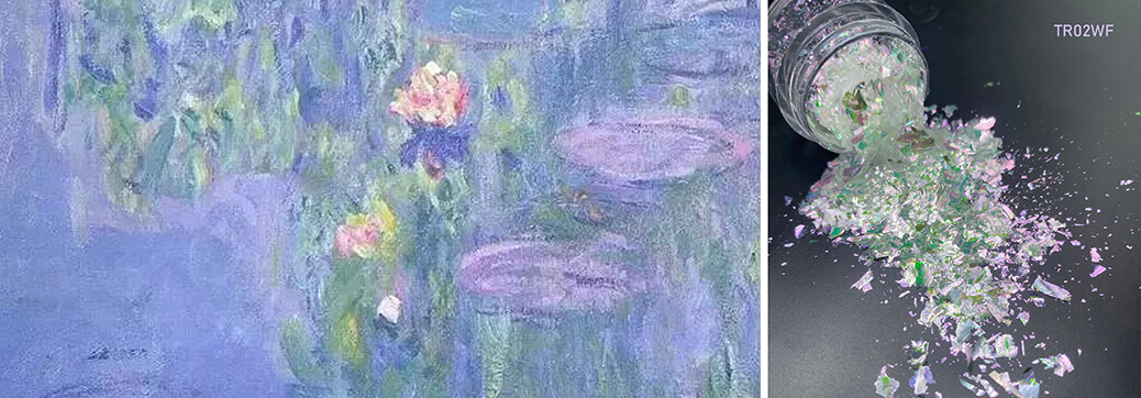 Monet water lilies color matching 2